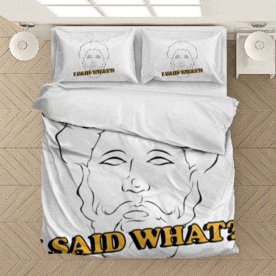 I Said What Philosophy Socrates Teacher Reading Bedding Sets