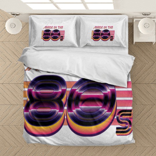 Retrowave Made In The 80s Bedding Sets