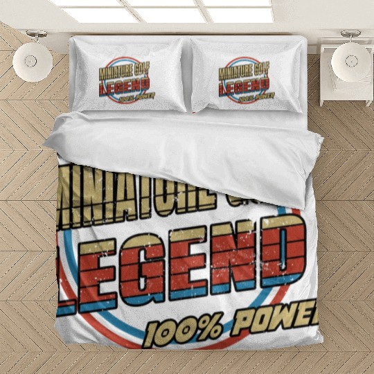 Miniature golf legend Bedding Sets