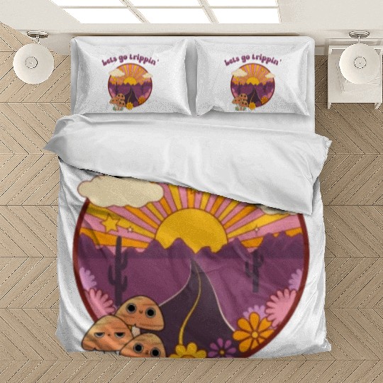 Road Trippin Cool Retro Vintage Road Trip Bedding Sets