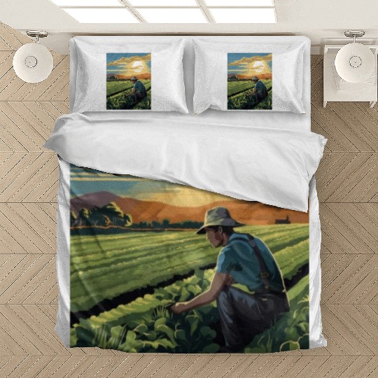 Farming Farmer Farm Agriculture Bedding Sets