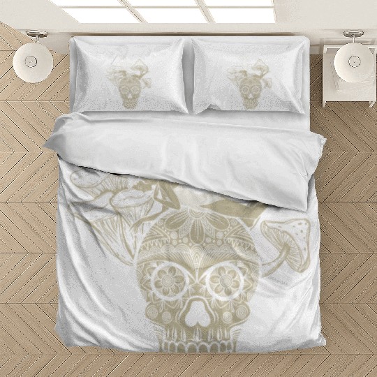 Fairy Bedding Sets, Fairycore Skull Skeleton And