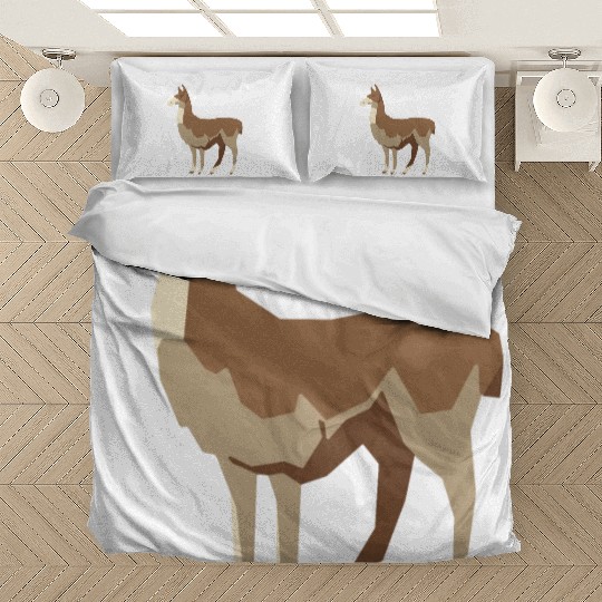 Llama Low-Poly Bedding Sets