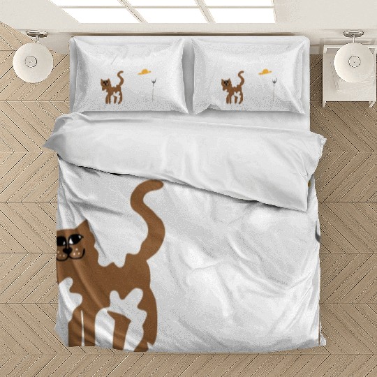 Cattle Cat Farmer (White) Bedding Sets