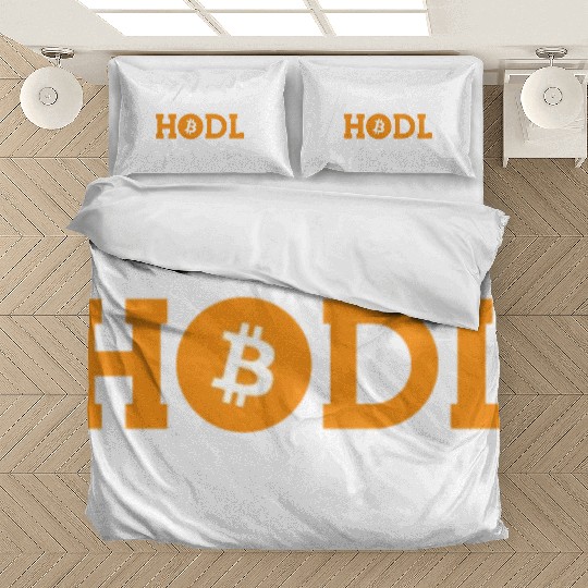 Bitcoin Hodl BTC Coin Crypto Trader Hodl Moon Bedding Sets