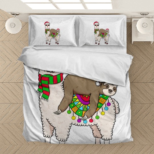 Sloth Riding Llama Sloth Bedding Sets