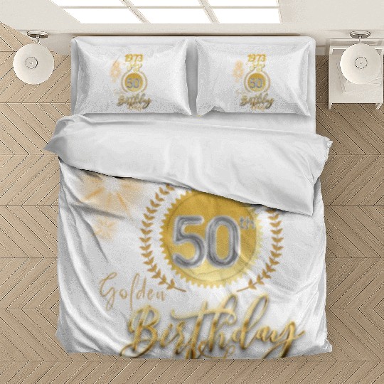 50th Birthday, July, 1973. Bedding Sets
