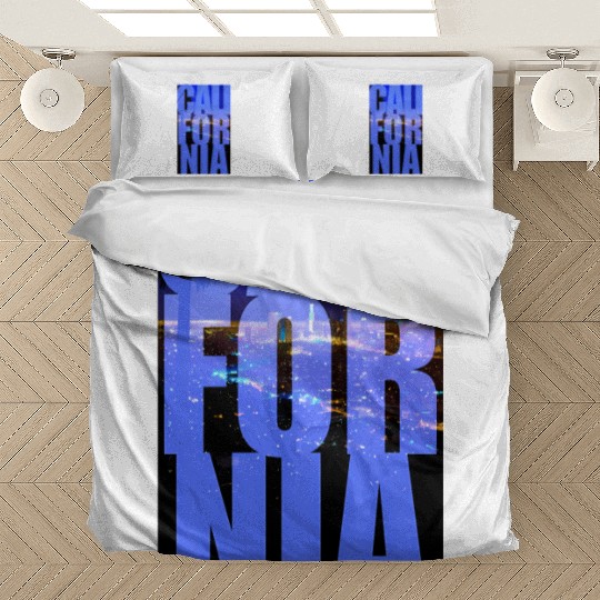 California Travel Vacation Imagination Famous Star Bedding Sets