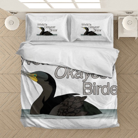 World s Okayest Birder Bedding Sets
