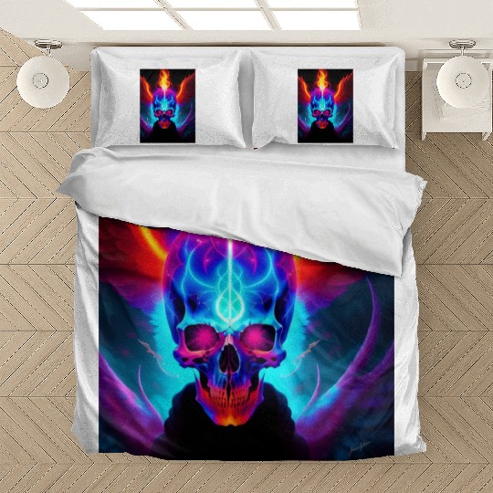 Psyschedelic Skull Blazer Bedding Sets