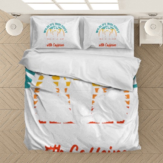 Wildlife Biologist Taming Nature with Caffeine Bedding Sets