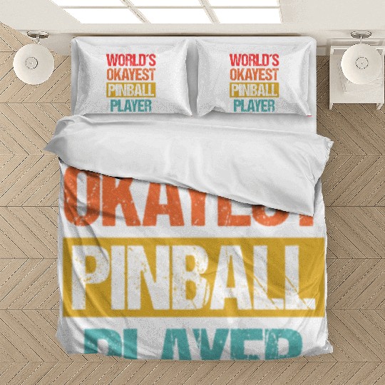World's Okayest Pinball Player Bedding Sets