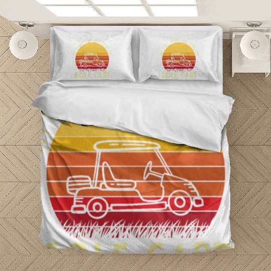 Let's Get Drunk And Drive The Golf Cart Funny Golf Bedding Sets
