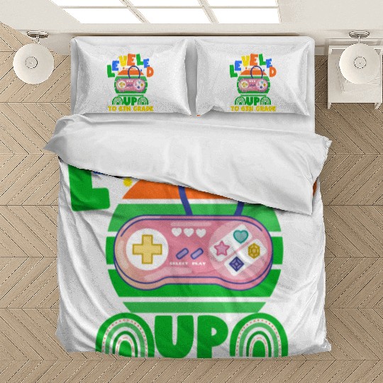 Level up to 6th grade, back to school Bedding Sets