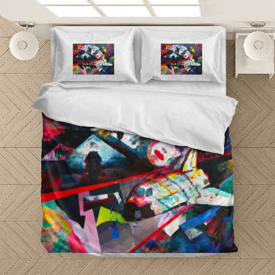 Moonshot Surreal Space Fantasy Bedding Sets