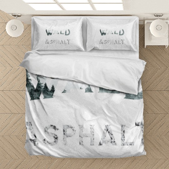 Forest Instead Of Asphalt Nature Bedding Sets