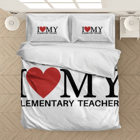 I HEART MY ELEMENTARY TEACHER Bedding Sets