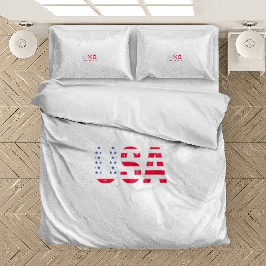 Jerusalem Usa America Flag Israel Bedding Sets