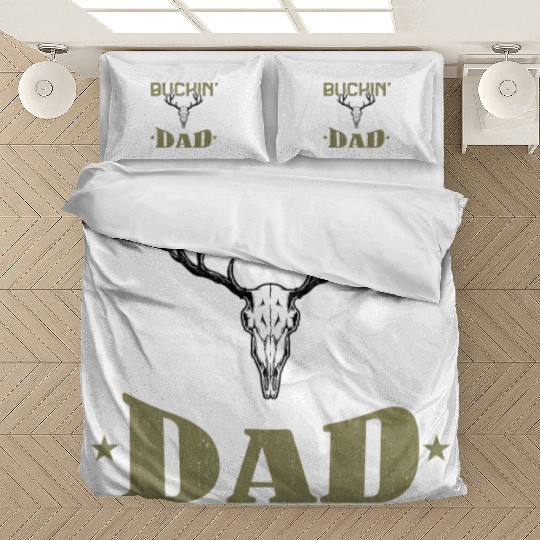Best Boukin Dad Ever Deer Hunting Hunter Fathers Bedding Sets