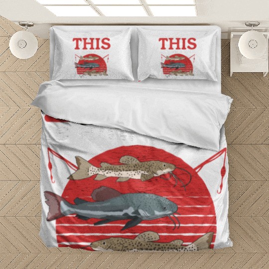 Catfishing How I Fish Catfish Fishing Bedding Sets