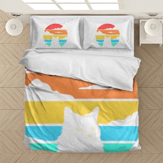 Retro Cat Bedding Sets