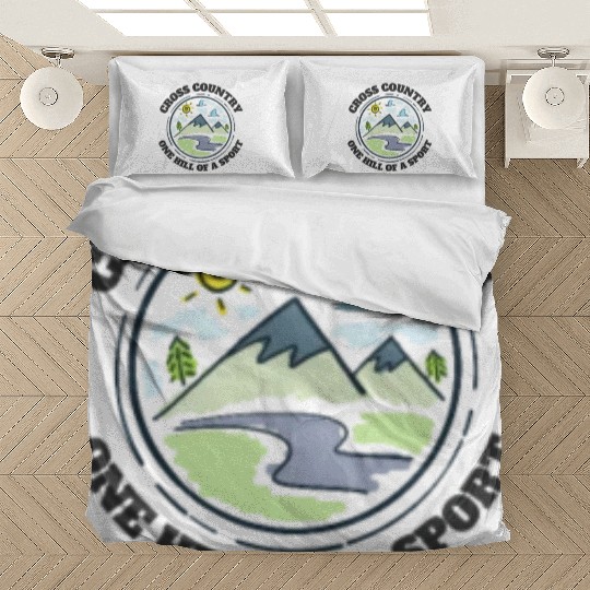 High School Running Bedding Sets, Cross Country Hills,