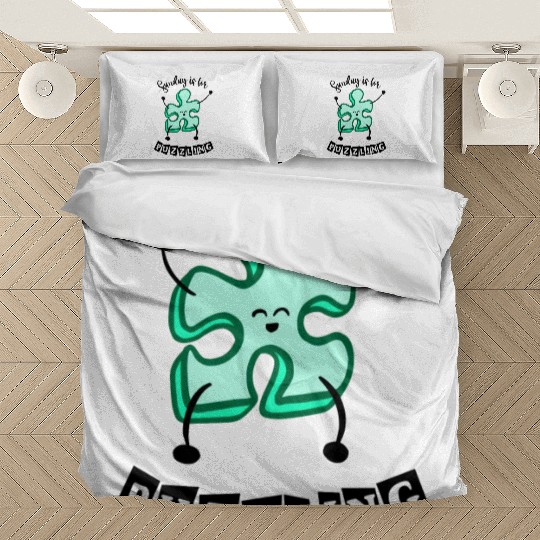 Sunday Is For Puzzling Bedding Sets