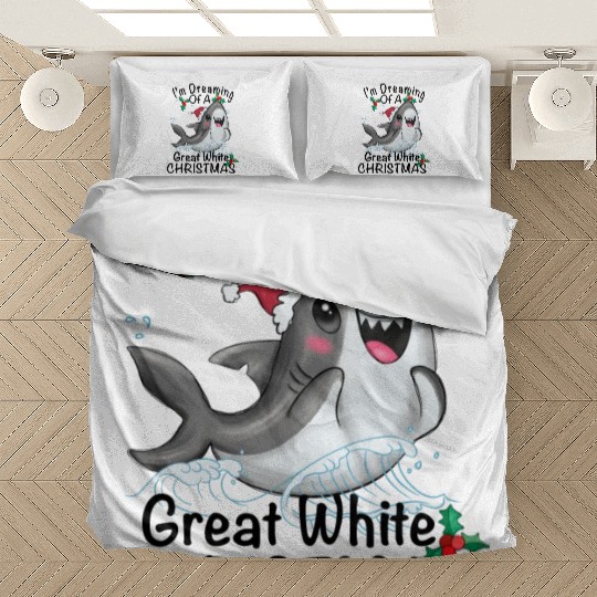 Great White Christmas Bedding Sets
