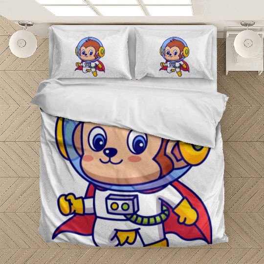 Superhero Monkey Astronaut Bedding Sets