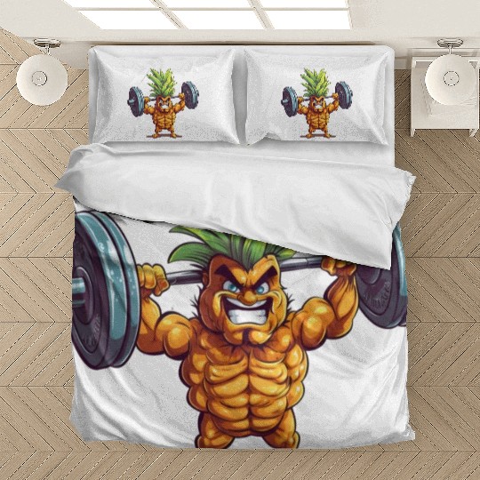 Pineapple with dumbbell Bedding Sets