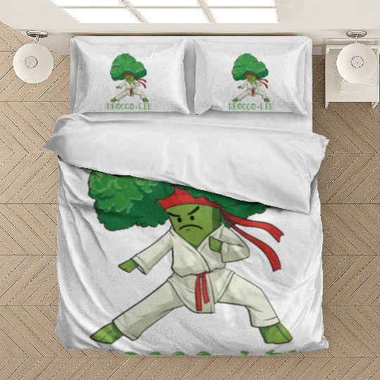 Broccoli Martial Arts Karate MMA Boxing Kicks Bedding Sets