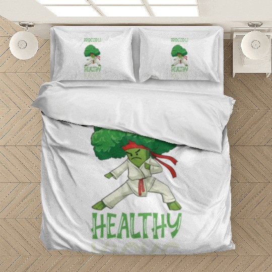 Broccoli Martial Arts Karate MMA Boxing Kicks Bedding Sets