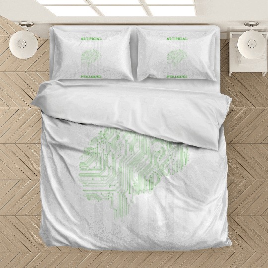 AI Robotics - Artificial Intelligence US Flag Bedding Sets