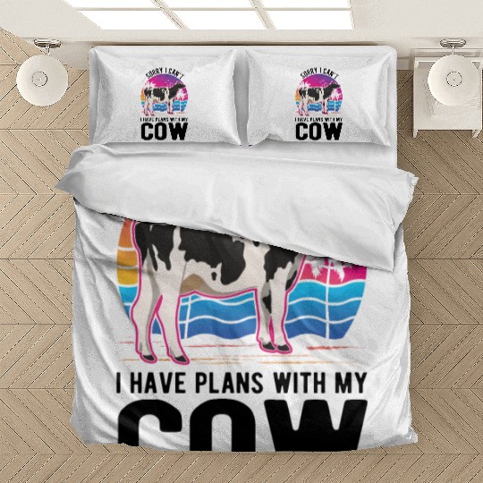 Cow Cattle Breeder Land, Farmer Cows Bedding Sets