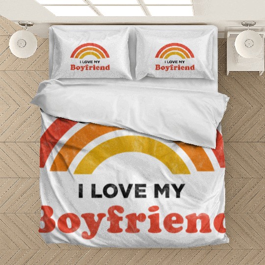 I Love My Boyfriend Bedding Sets