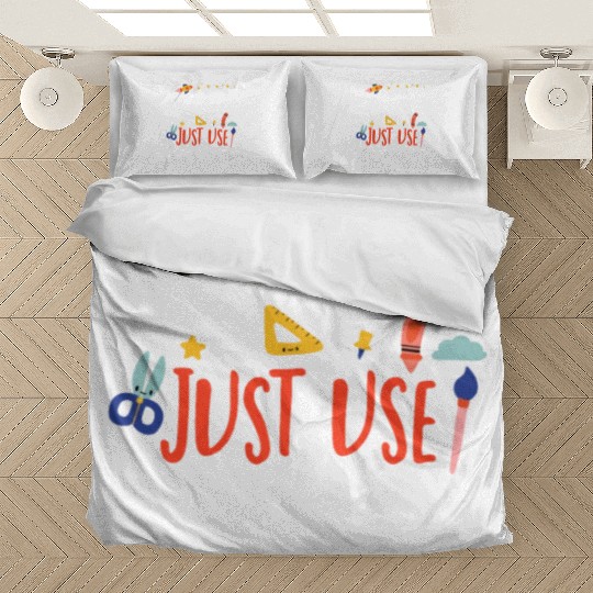 Shhh Just Use Visuals Special Education Teacher Bedding Sets