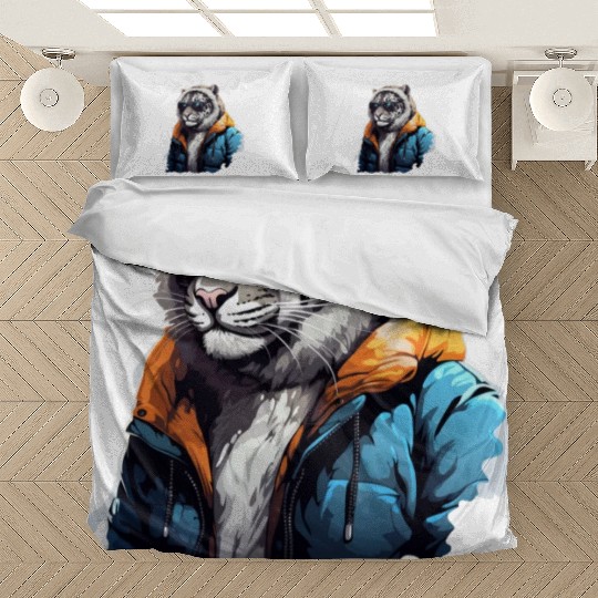 Street Style Snow Leopard | Leopard Lovers Bedding Sets