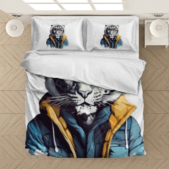 Street Style Snow Leopard | Leopard Lovers Bedding Sets