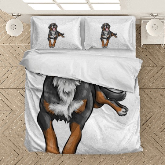 Cute Bernese Mountain Dog Bedding Sets