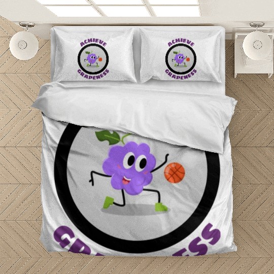 Achieve Grapeness Grape Pun Bedding Sets