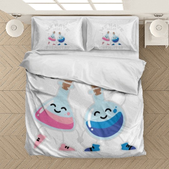 We Have Great Chemistry Laboratory Flasks In Love Bedding Sets