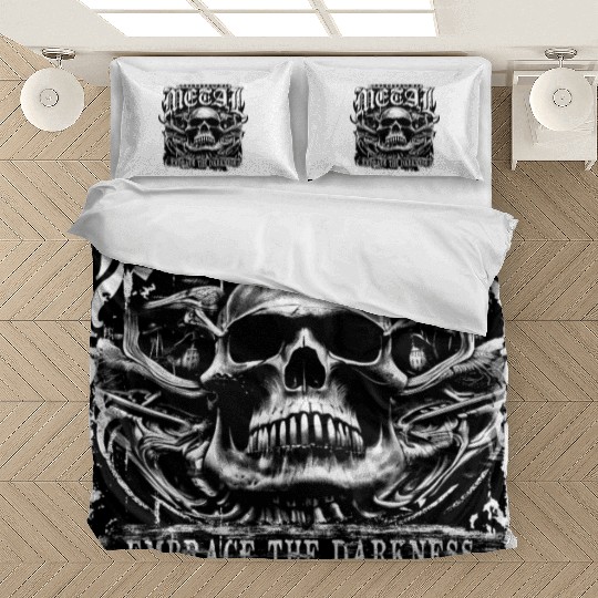 Embrace the darkness, unleash the metal Bedding Sets