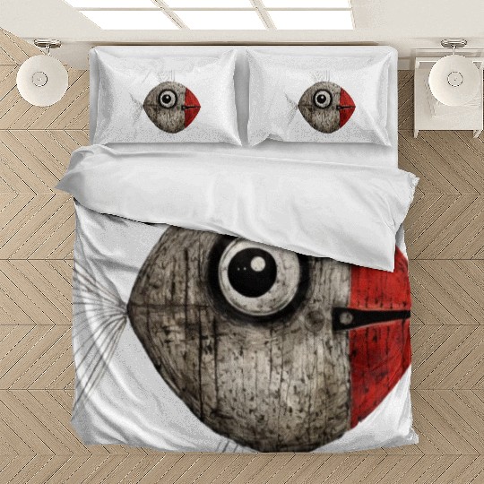 Abstract Comic Fish / Weird Fish Bedding Sets