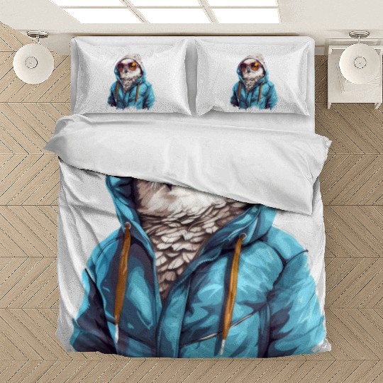 Street Style Snow Owl | Owl Lovers Bedding Sets
