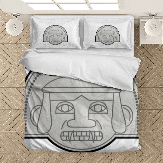 Colombian San Agustin Pre Columbus Indigenous Bedding Sets