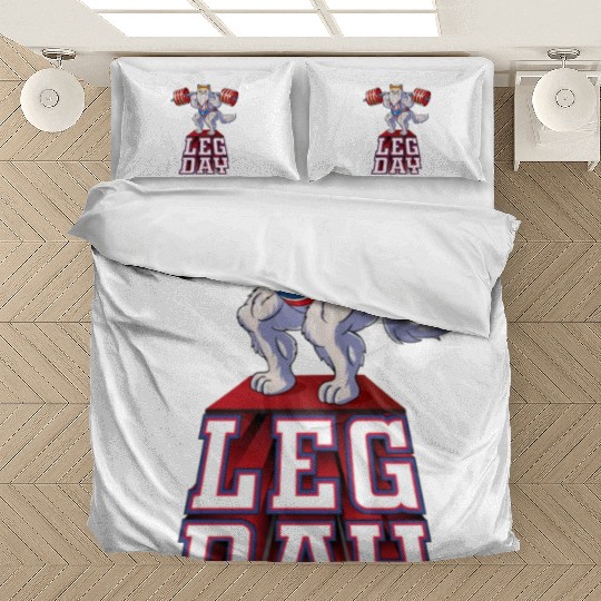 Leg Day Persian Weight Lifting Squat Gym Bedding Sets