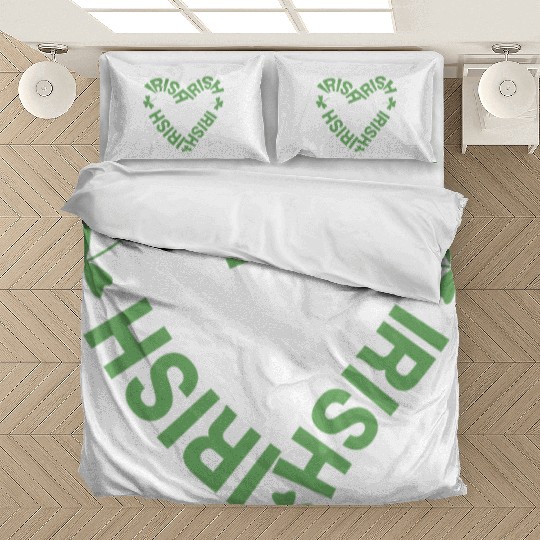 Irish Text Heart Bedding Sets