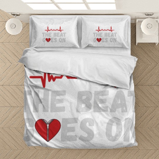 Open Heart Surgery The Beat Goes On Bedding Sets