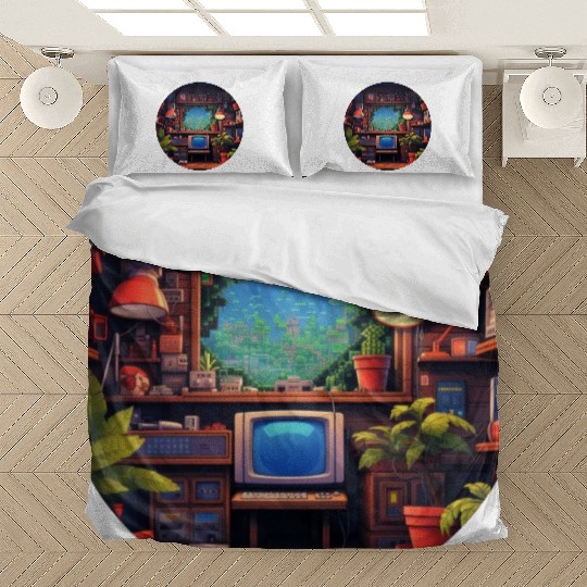 Pixelated Nostalgia: Embrace Retro Gaming Fun Bedding Sets