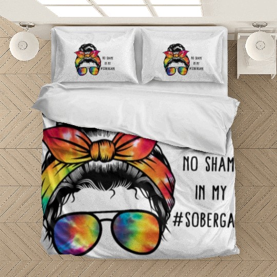 Sobriety Bedding Sets, No Shame In My Sober Game Women